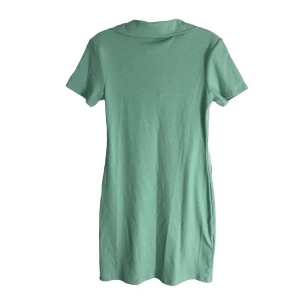 Women's Zoe + Liv St. Lucky Icons Short Sleeve Graphic Polo Dress Size SM - Picture 2 of 2